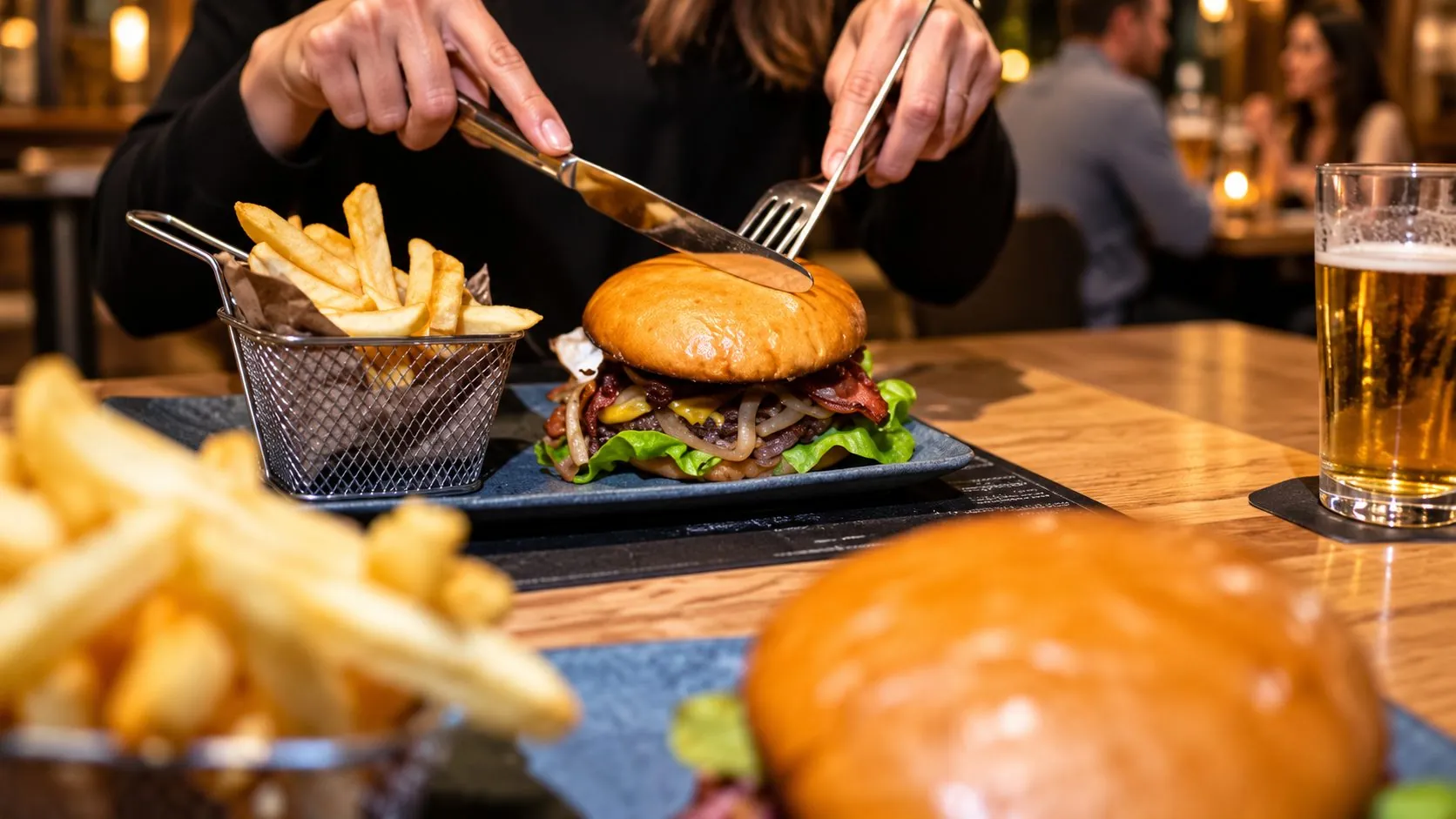 Vom Eis auf die Burgerkarte.